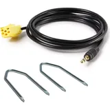 ADAPTER UNIVERSE AUX In Adapter Kabel Bügel Schlüssel Set passend für Smart for Two 451 FIAT Grande Punto