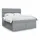 vidaXL Boxspringbett 180 x 200 cm Hellgrau