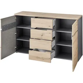 Innostyle Memphis 135 x 82 x 38 cm Braun / Graphit