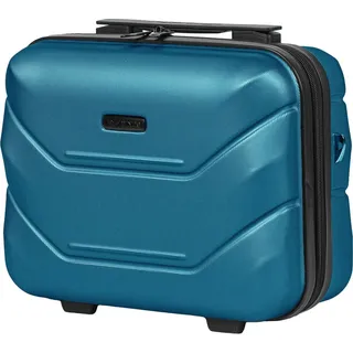 Kosmetikkoffer Wings Peacock 3.0, 14" ABS+, Blau, 15L, Titan Edition - Hellblau