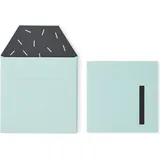 Design Letters Geburtstagskarte für Kinder 1 Jahr mintgrün