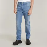 G-Star 3301 Straight Jeans - Mittelblau - Herren - 31-34
