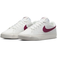 Nike Damen Court Legacy Next Nature Sneaker, Summit White/Rosewood-Sail-Perle Pink, 40.5 EU