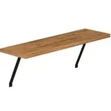 moebel17 Adin Hängeregal 60 x 21,5 x 18 cm Braun