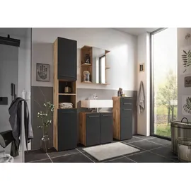 BASIC by Balculina Hochschrank Vista BxHxT 34x190x31 cm B: 34 H: 190 T: 31.0