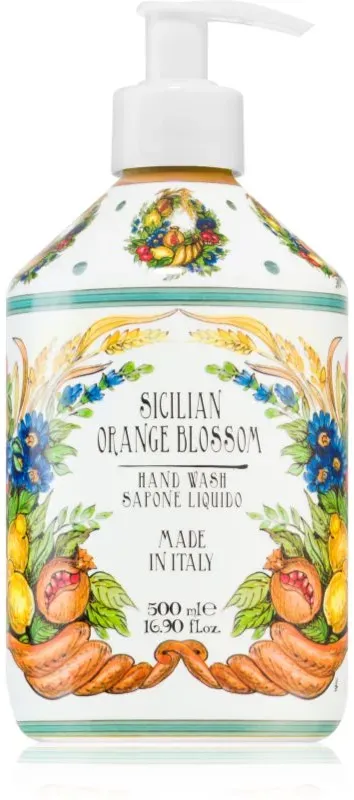 Rudy - Le Maioliche Sicilian Orange Blossom Line flüssige Seife für die Hände 500 ml