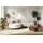 WFL GROUP Ecksofa Chenille 3-Sitzer Creme