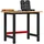 vidaXL Werkbank Hellbraun 100x60x81,5 cm Massivholz Eiche Rechteckig