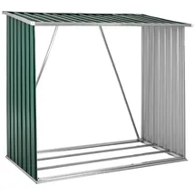 Estexo Brennholzunterstand Metall Grün