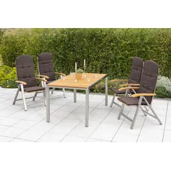 GARTENTISCHGRUPPE KEROS SET 9TLG.
