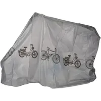 Relaxdays Fahrradgarage aus Kunststoff grau 200 x 115 cm