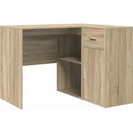 vidaXL Eckschreibtisch Sonoma Eiche braun