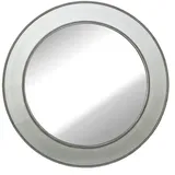 dasmöbelwerk Wandspiegel Antik Ø90 cm Silber