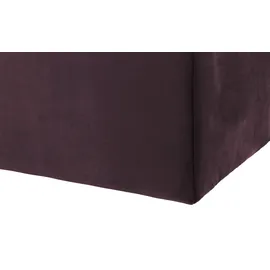Nehl Schlafsessel Solino Velours 85 x 85 x 102 cm Lila mit Schlaffunktion