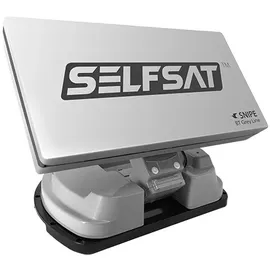 Selfsat Snipe BT Grey Line Single - Vollautomatische Satellitenantenne inkl. iOS/Android Steuerung, Camping Antenne mit Bluetooth LNB