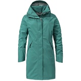 Schöffel Parka Sardegna Regen Mantel, Teal, 48 EU