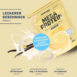 energybody systems Mega Protein Vanille Pulver 500 g