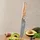Zayiko Kinone Damast Officemesser 10 cm Wurzelholzgriff Birke