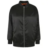 URBAN CLASSICS Oversized Satin Bomberjacke Black XS