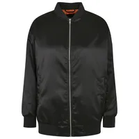 URBAN CLASSICS Oversized Satin Bomberjacke Black XS