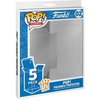 Funko Pop 5 Pack Foldable - Premium Protector Vitrines Pop! Sammelfiguren aus Vinyl - Langlebige, Kristallklare und Stapelbare Aufbewahrung