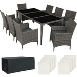 Tectake Monaco Set 9-tlg.