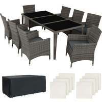 Tectake Monaco Set 9-tlg.