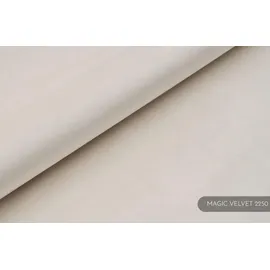 vivente möbel Polsterbett NIZZA Magic Velvett, Lattenrost mit 32 Lamellen, großer Bettkasten Cream (Magic Velvet 2250)-160 x 200 cm-mit Holz Rahmen Lattenrost