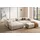 LeGer Home by Lena Gercke Eckcouch Cord 2-Sitzer Beige