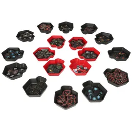 VARIA Group SHELL04SET - Feldherr Shell Set für Darkest Dungeon: The Board Game – 18 Tokenschalen
