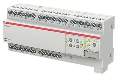 Kombi I/O Gerät KNX REG 24Ausg Handbedien Bussystem KNX mit LED-Anzeige