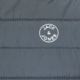 JACK & JONES Multi Quilted Jacke Grey Melange / Set In Sleeves M