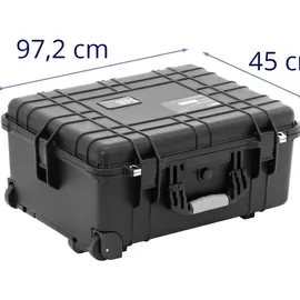 MSW Werkzeugtrolley staub- - 56 x 45,5 x 26,5 cm Teleskopgriff