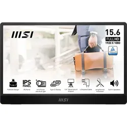 MSI Aktion % | PRO MP161DE E2 Mobiler Monitor - IPS, Lautsprecher, USB-C