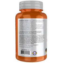 NOW Foods L-Arginin 1000 mg Tabletten 180 Stück