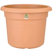 elho Green Basics Cilinder 55 - Blumentopf für Außen - Ø 54.3 x H 41.2 cm - Braun/Mild Terra