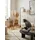 KADIMA DESIGN Alu-und-Holz Pflanzenkübel Set 31x31x51 cm Gold/Braun