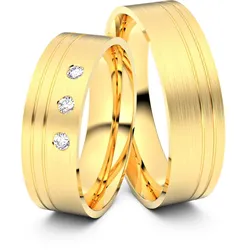 Trauringe Karlsruhe 585er Gelbgold - 3328