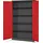 Jan Nowak C001II Aktenschrank 185 x 115 x 40 cm anthrazit/rot