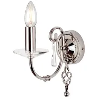 Elstead Lighting Wandleuchte E14 1-flammig, AG1-POL-NICKEL,