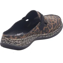 Rieker Damen 46393 Clogs, Mehrfarbig, 37 EU