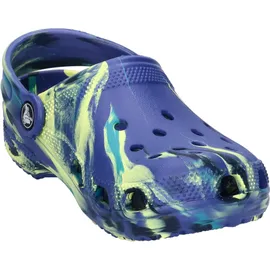 Crocs Classic Marbled Clog K Navy/Turbo Teal 34