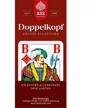 ASS Altenburger Doppelkopf große Eckzeichen französisches Bild