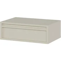 Selsey Nachttisch Beistellschrank Beistelltisch Nachtschrank 50 cm Hängend mit Schublade Beige Evo