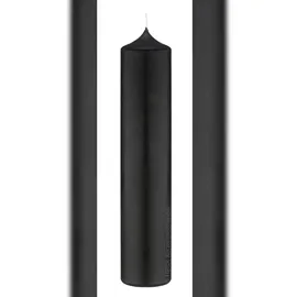 Kopschitz Kerzen Stumpenkerze 300 x 70 mm schwarz 2 St.