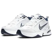 NIKE Air Monarch IV Fitnessschuhe Herren 102 - white/metallic silver 47.5