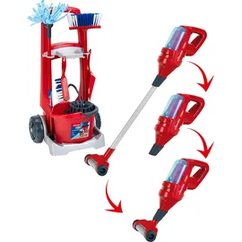 Theo Klein Klein 6720 Vileda Besenwagen Staubsauger