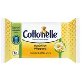Cottonelle Feuchtes Toilettenpapier Natürlich Pflegend 42 Tücher