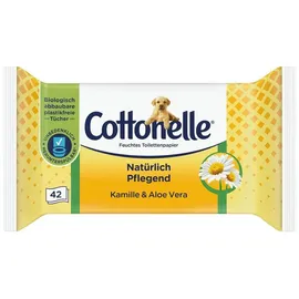 Cottonelle Feuchtes Toilettenpapier Natürlich Pflegend 42 Tücher