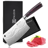 luxuskollektion Hackmesser Kochmesser 17 cm Hackbeil Küchenmesser Holzgriff